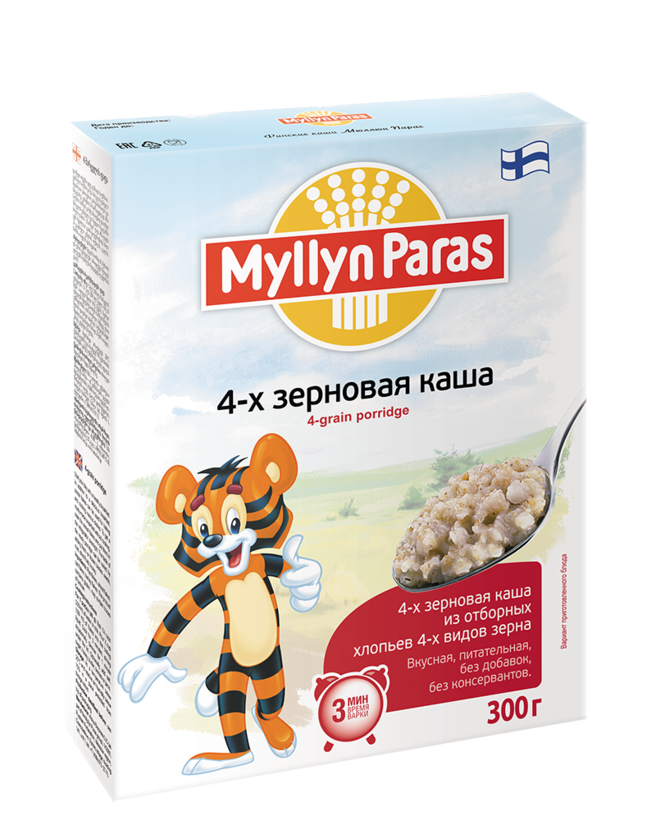4-х зерновая каша Тигренок