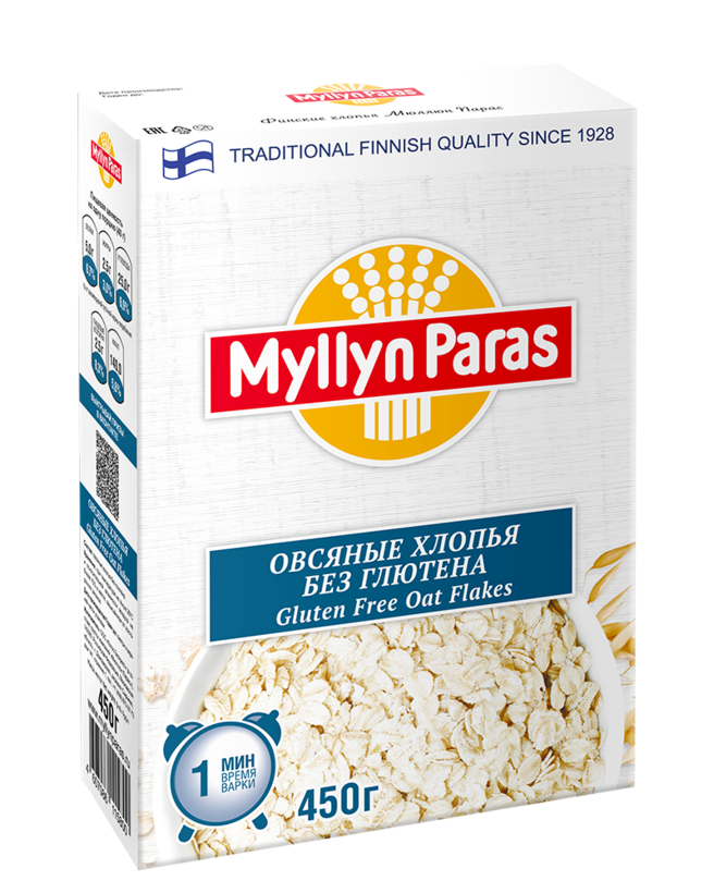 Овсяные хлопья без глютена