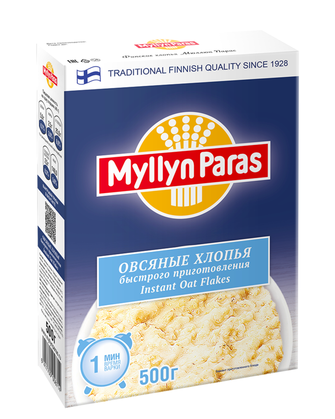 Овсяные хлопья быстрого приготовления