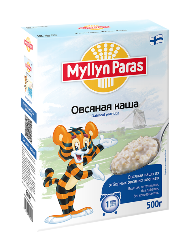 Овсяная каша Тигренок